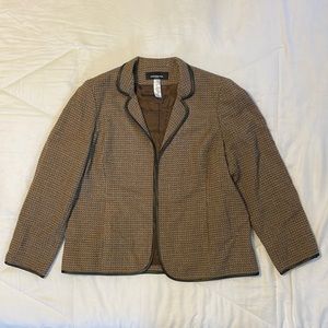 Jones New York Wide Tweed Blazer